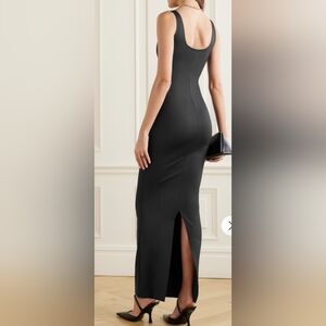 SKIMS Tank Long Slip Dress - Onyx Size S New 128$